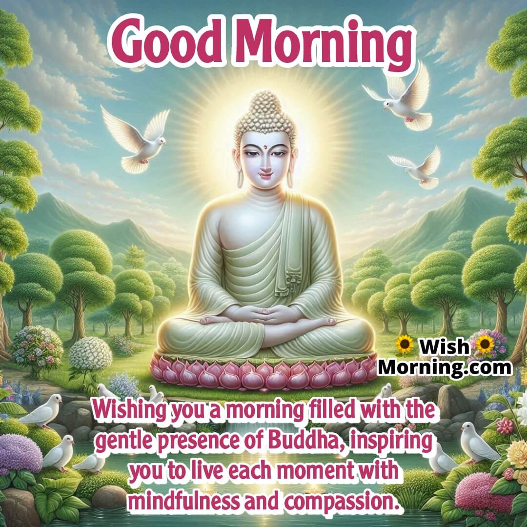 Good Morning Wish For Buddha’s Gentle Presence