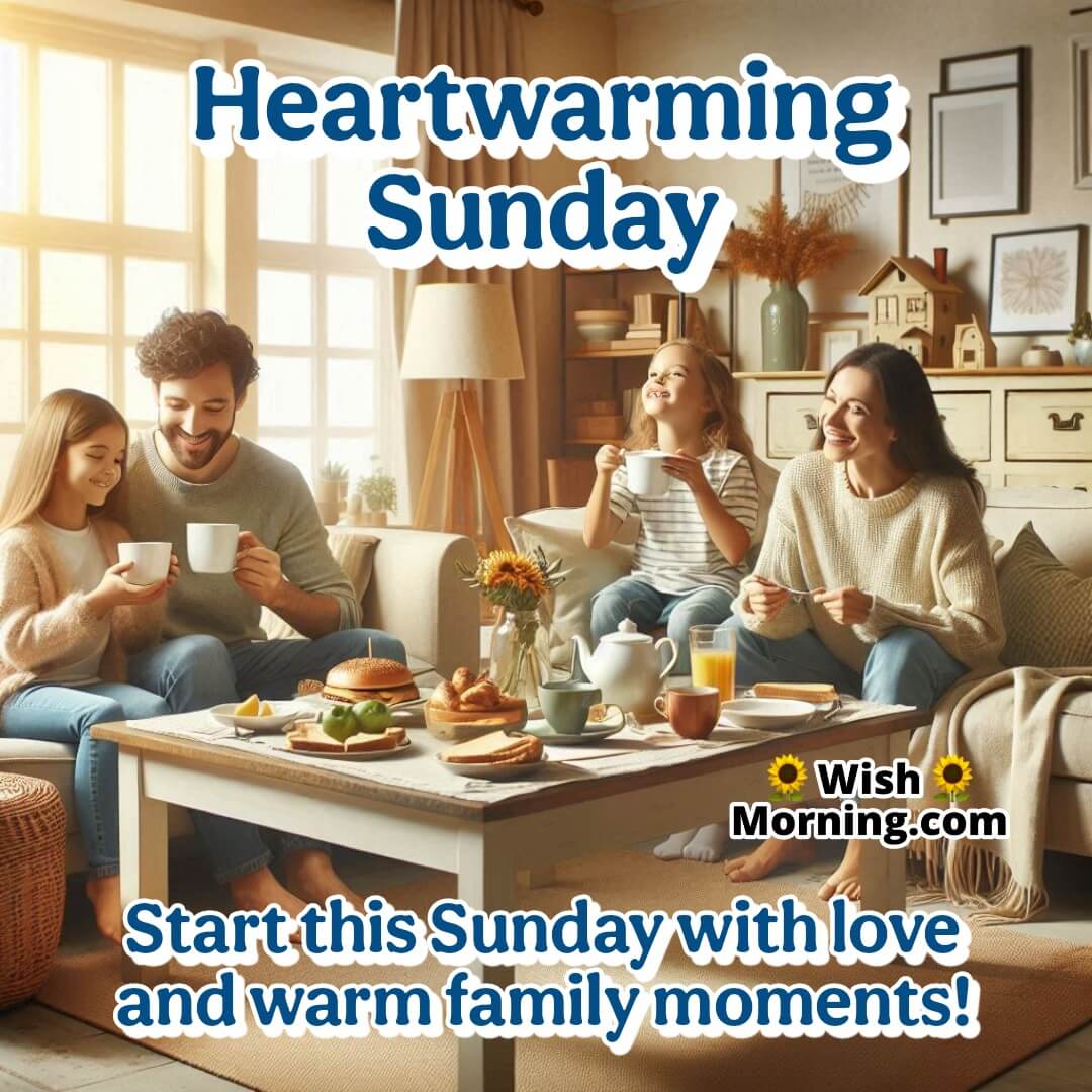 Heartwarming Sunday Morning Family Bonding