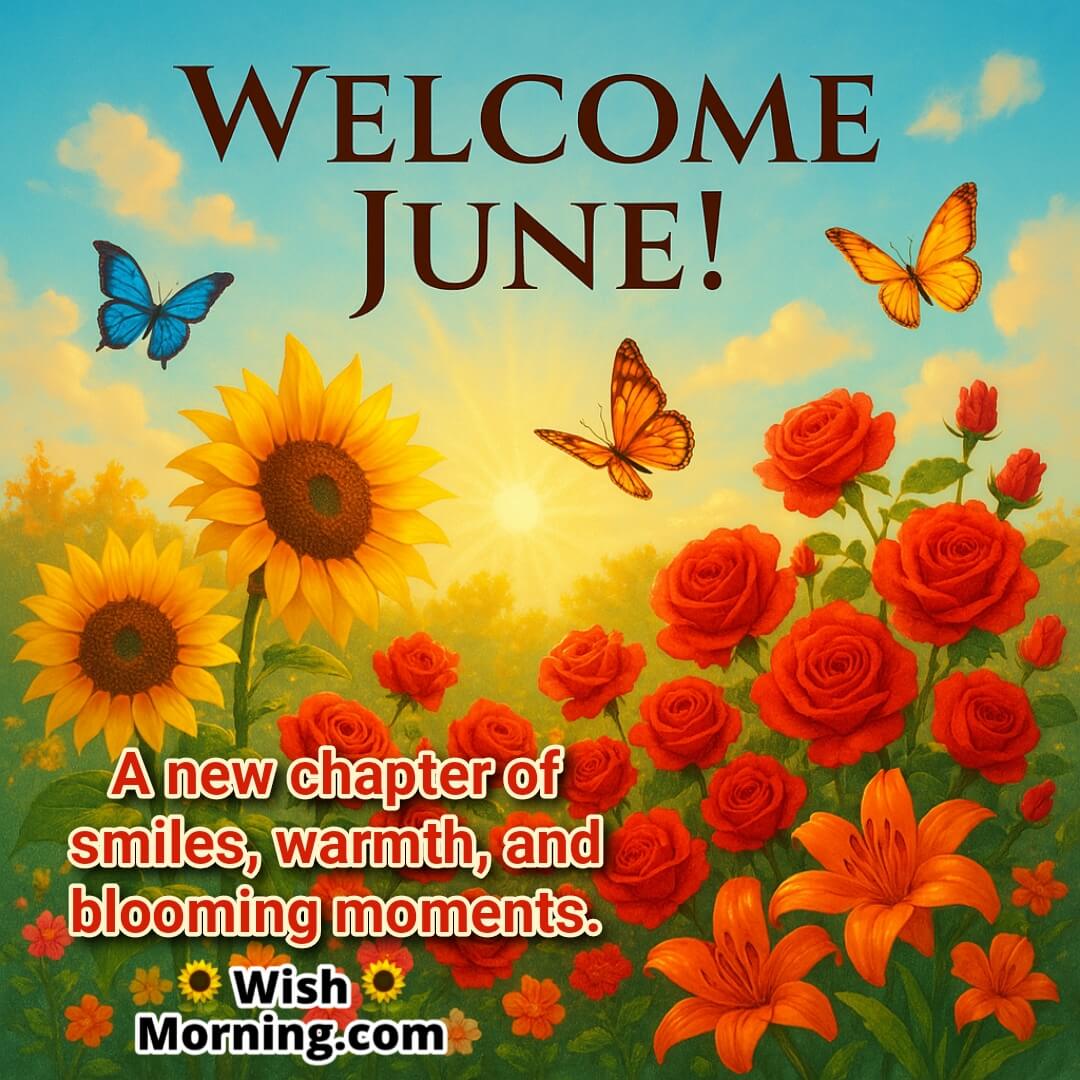 Welcome June Greeting