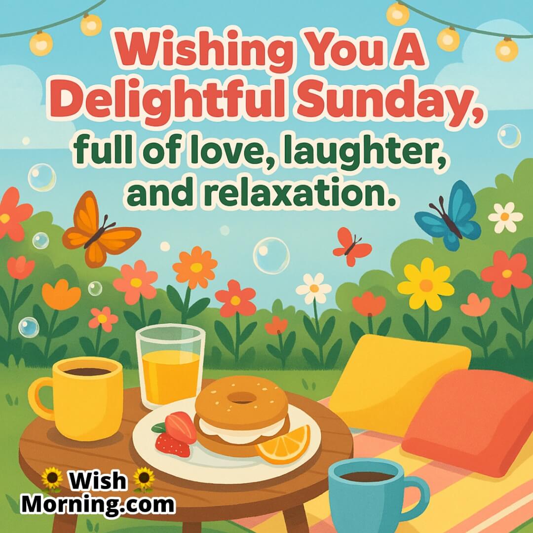 Delightful Sunday with vibrant terrace brunch setting symbolizing joy, love, laughter, and rest.