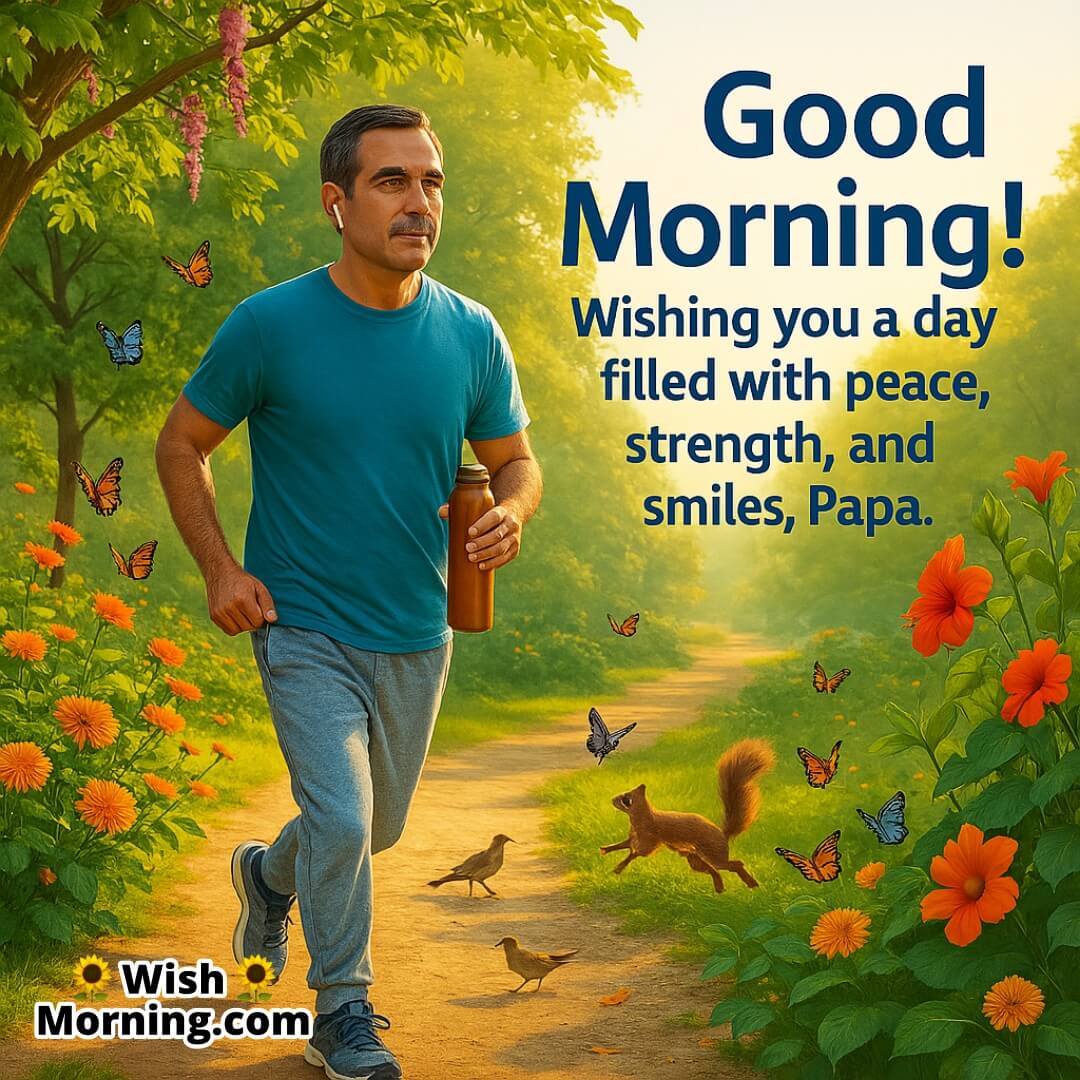 Good Morning Greeting For Papa