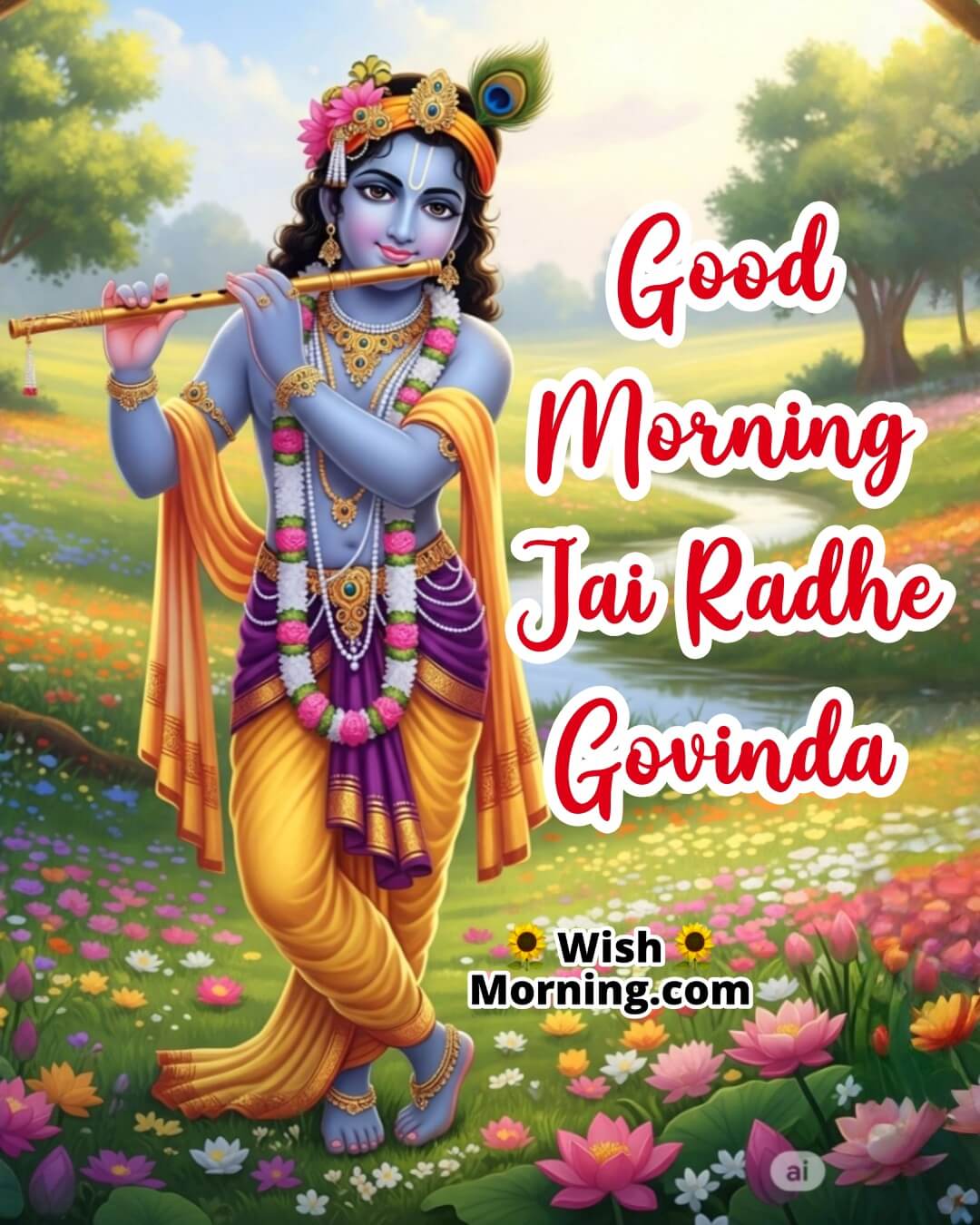 Good Morning Jai Radhe Govinda