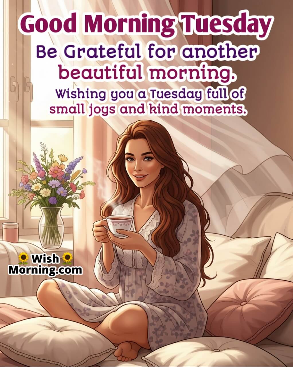 Grateful Tuesday Morning Message Image