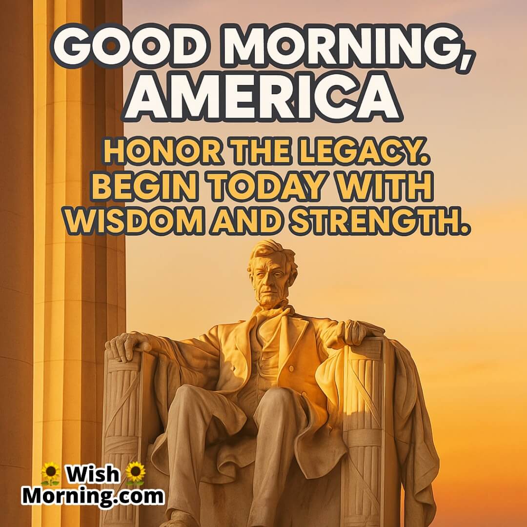 Lincoln Statue Good Morning America Tribute image featuring Lincoln statue, symbolizing leadership and reflection.
