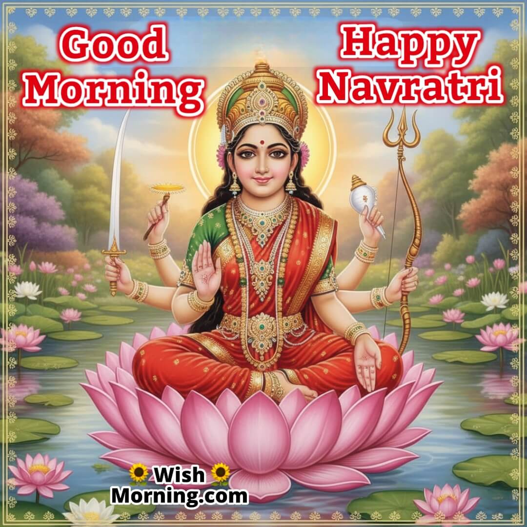 A Blessed Navratri Morning