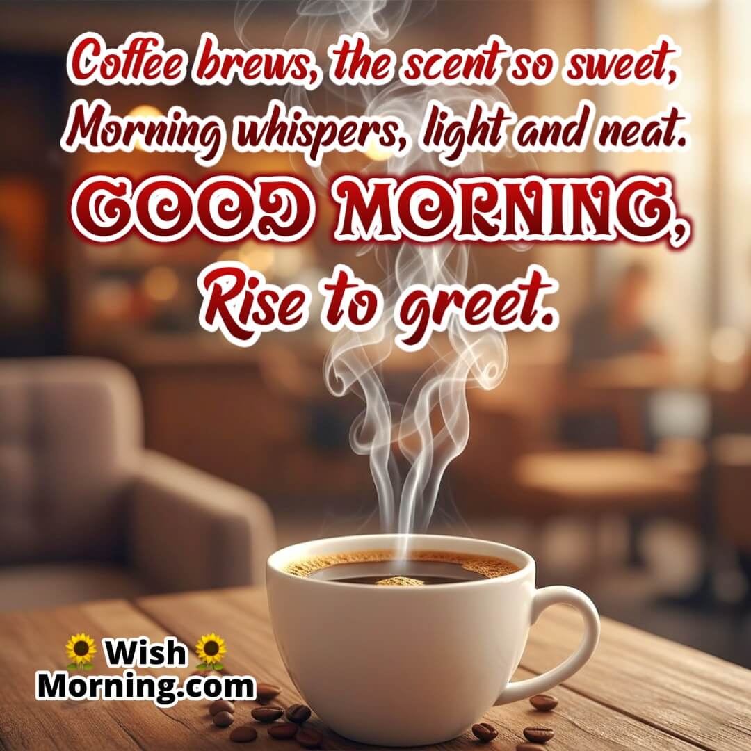 A steaming coffee cup with rich aroma swirling in the morning light, symbolizing comfort.