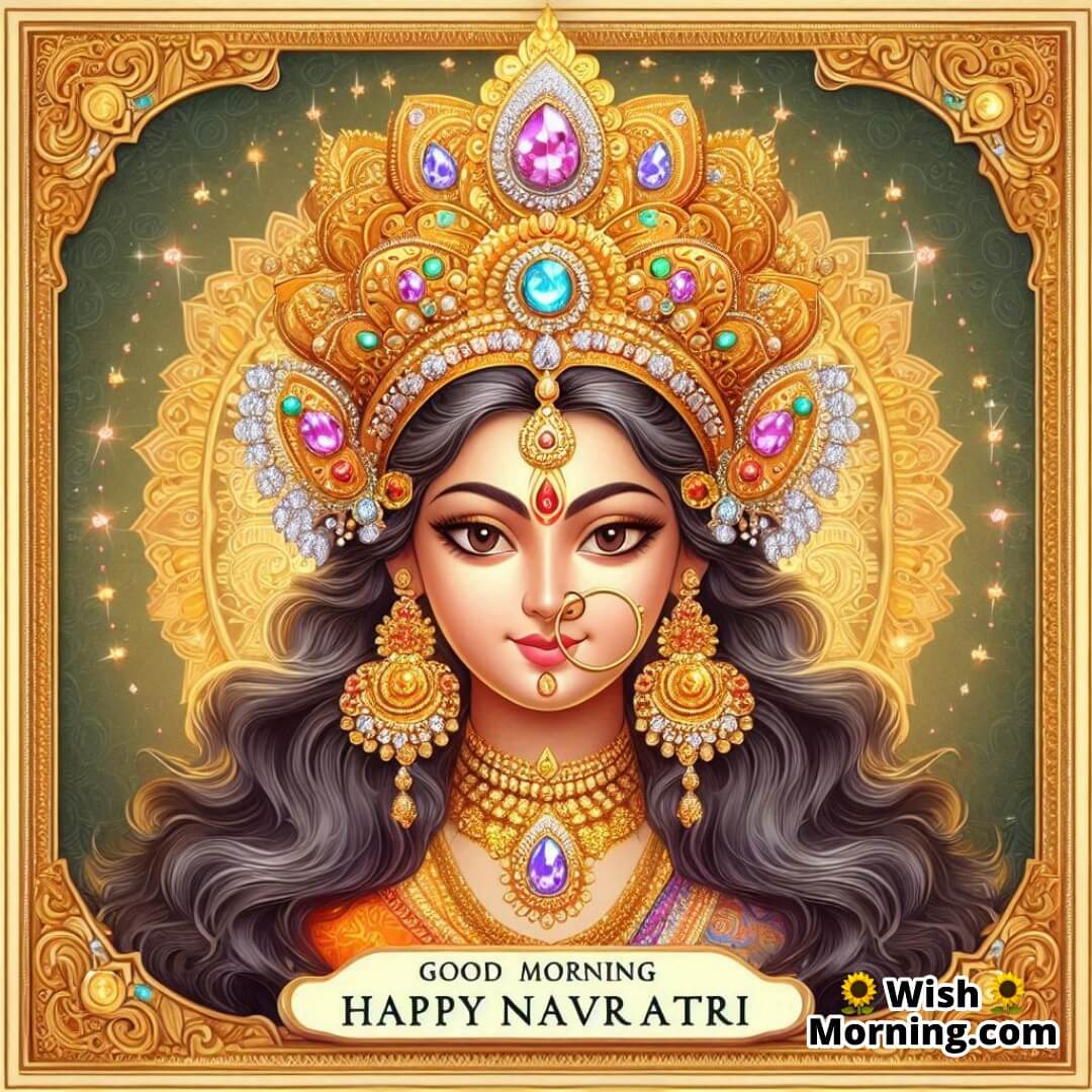 Good Morning Happy Navratri
