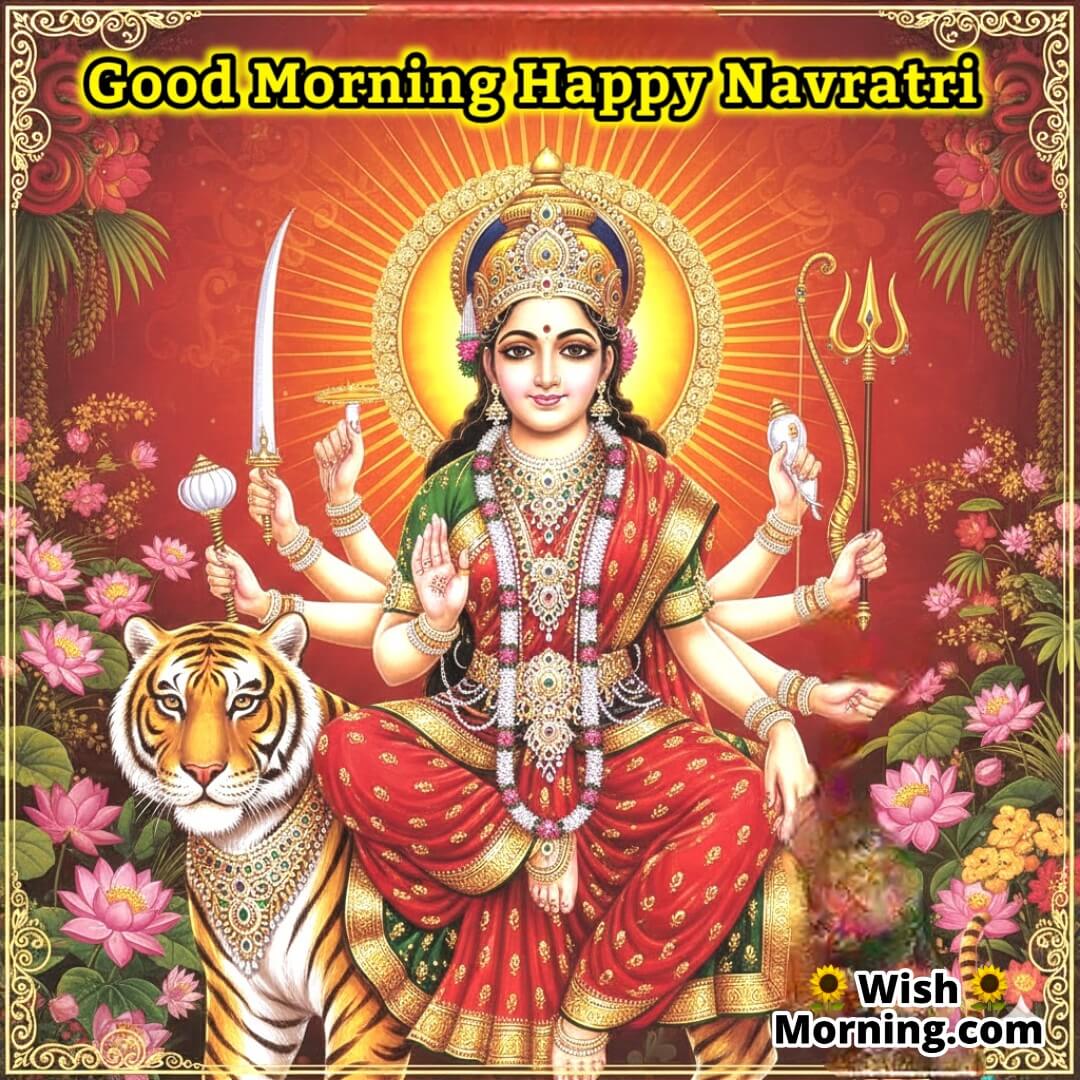 Happy Navratri Morning Pic