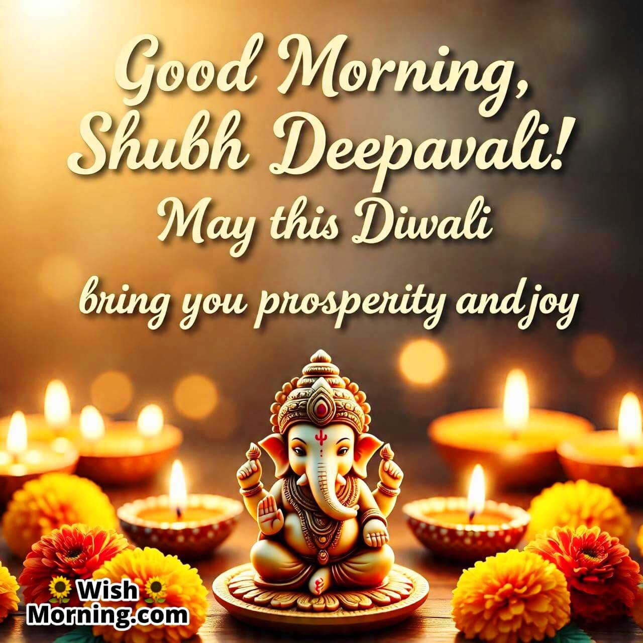 Good Morning Shubh Deepavali Image