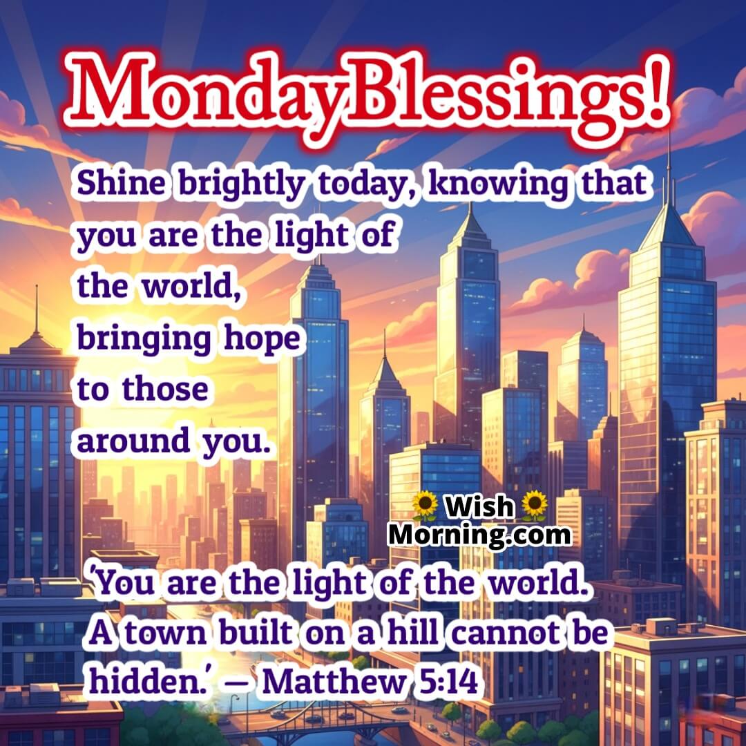A bright city skyline symbolizing the light of the world and bringing hope to others.