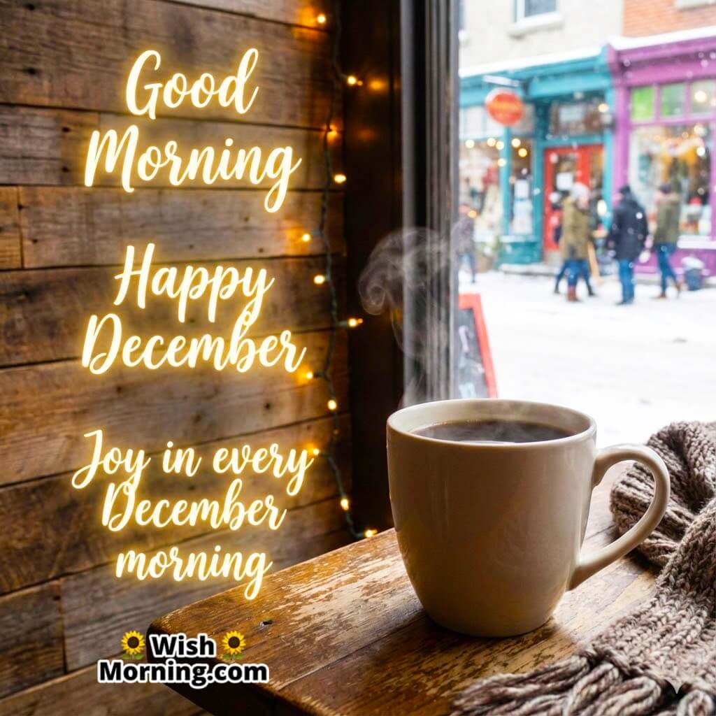 Good Morning Joyful December Image