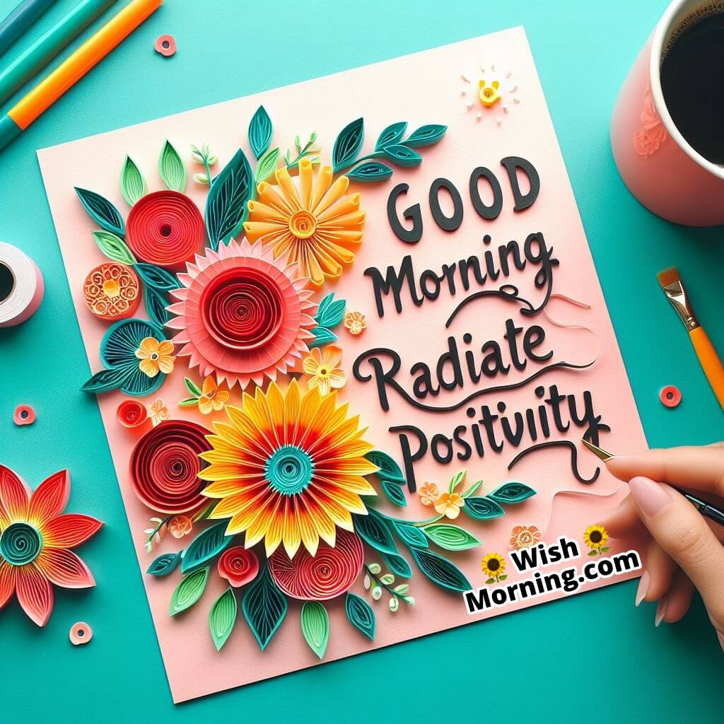 Vibrant Quilling Art Morning Inspiration