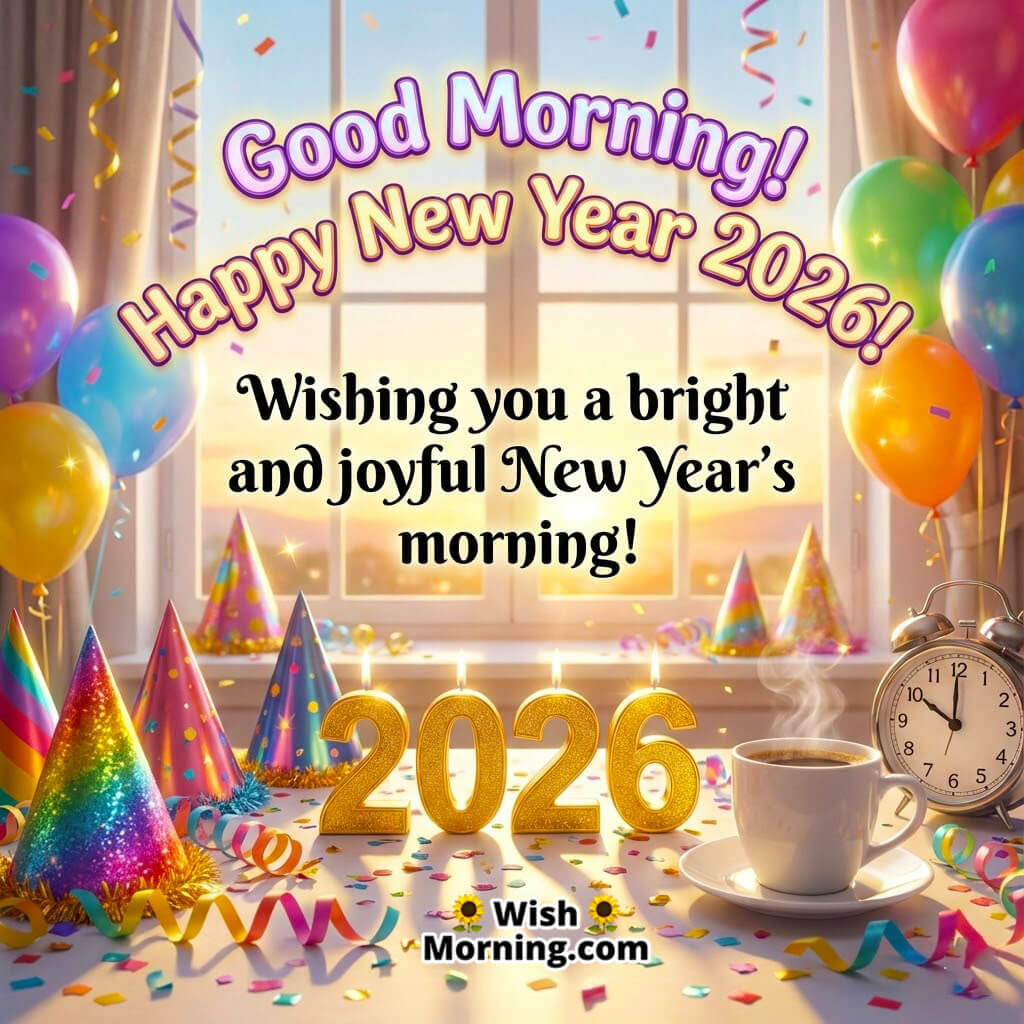 Happy New Year 2026 Morning Joyful Wishes