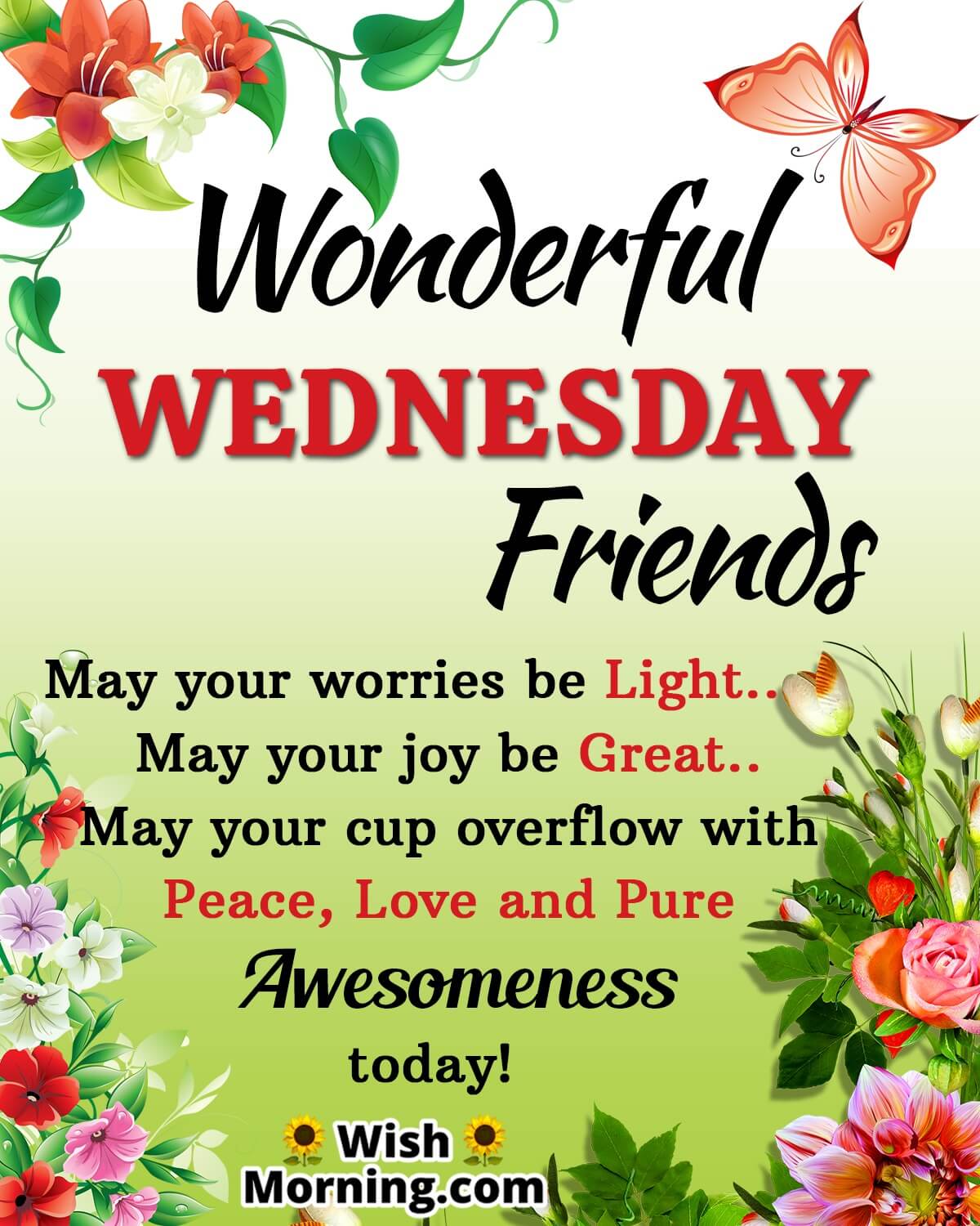 Wonderful Wednesday Wish Image For Friends
