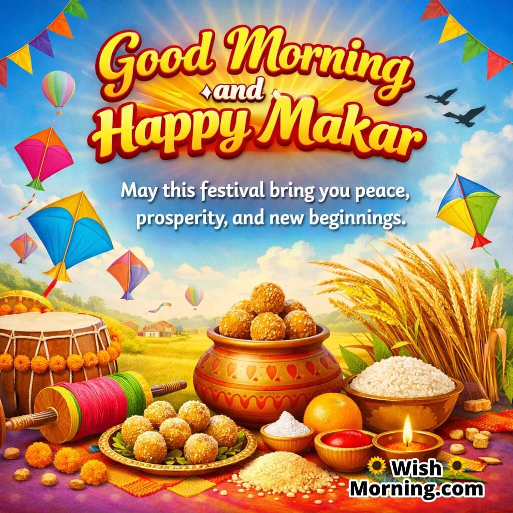 Good Morning Makar Sankranti New Blessings