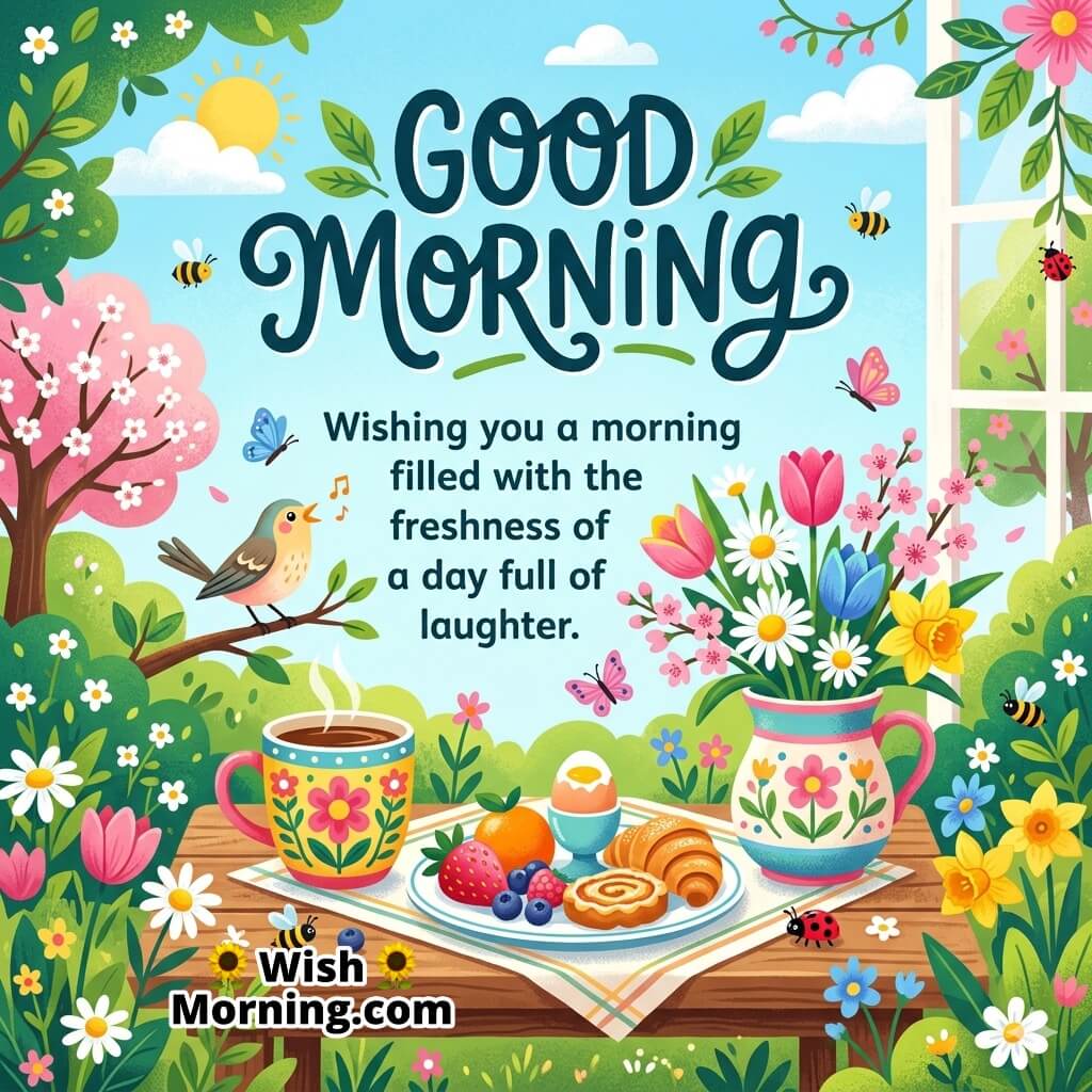 Fresh And Lively Spring Morning