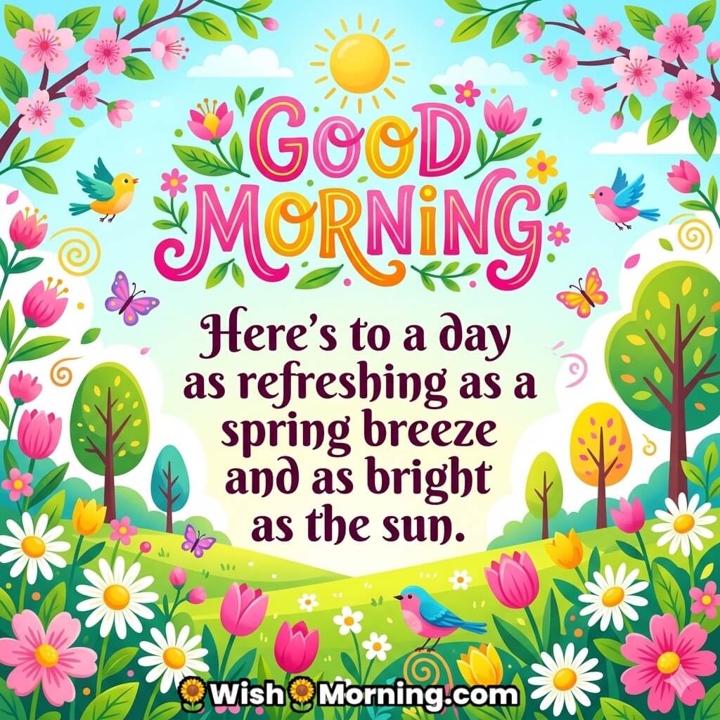 Refreshing Spring Morning Sunshine