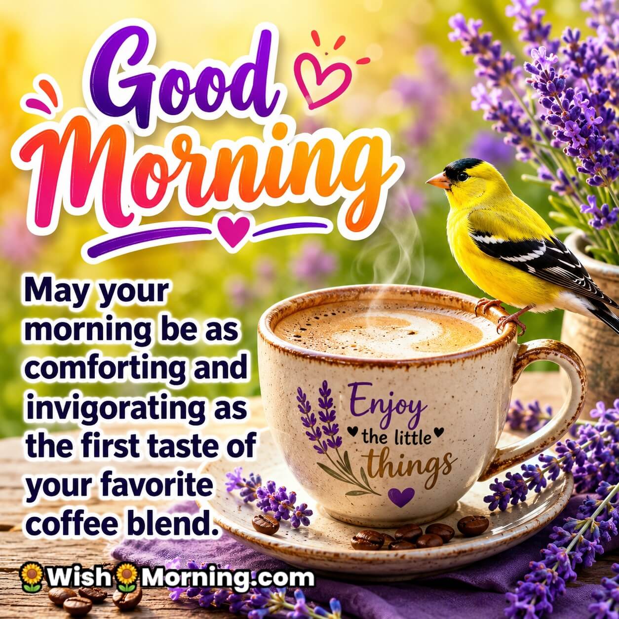 Comforting And Invigorating Morning Coffee