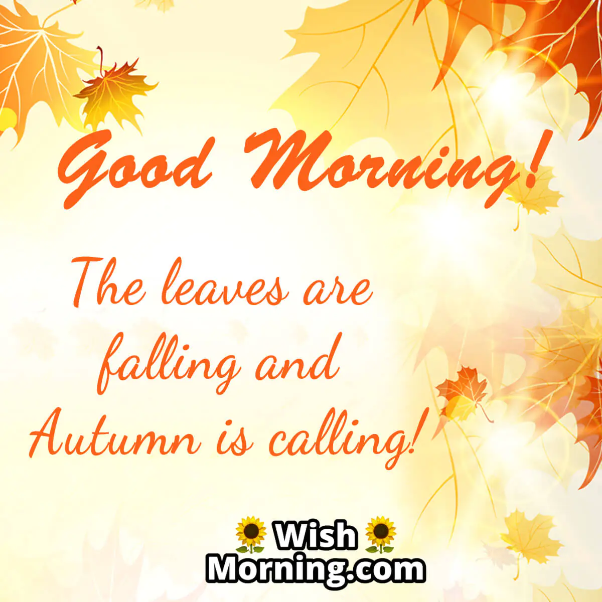 Autumn Calling Card