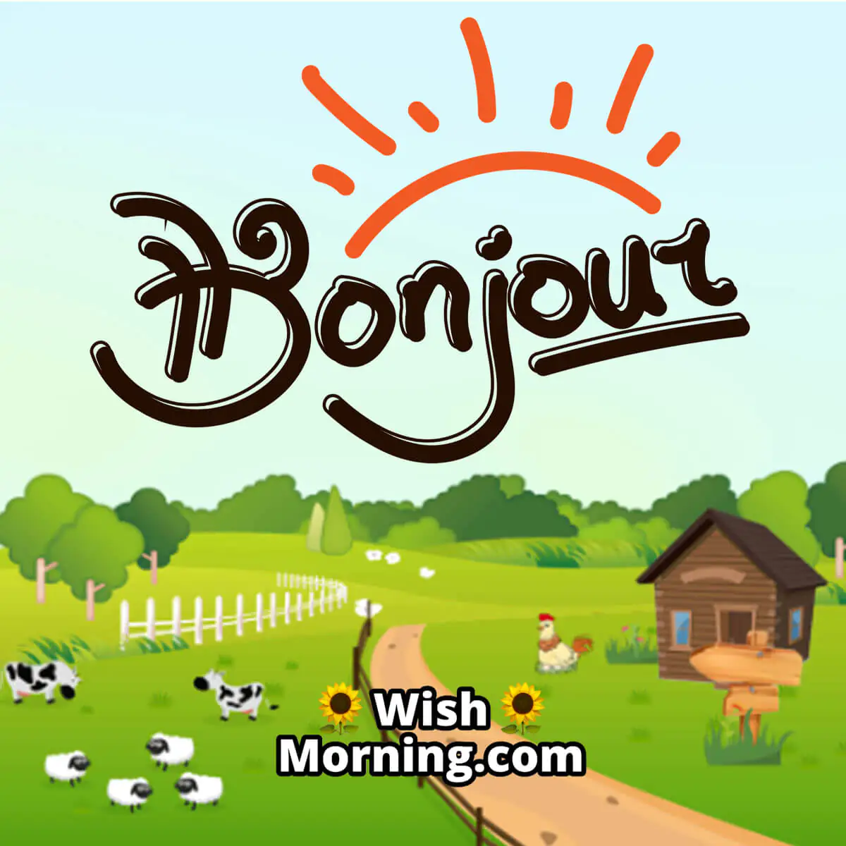 French Good Morning Greetings