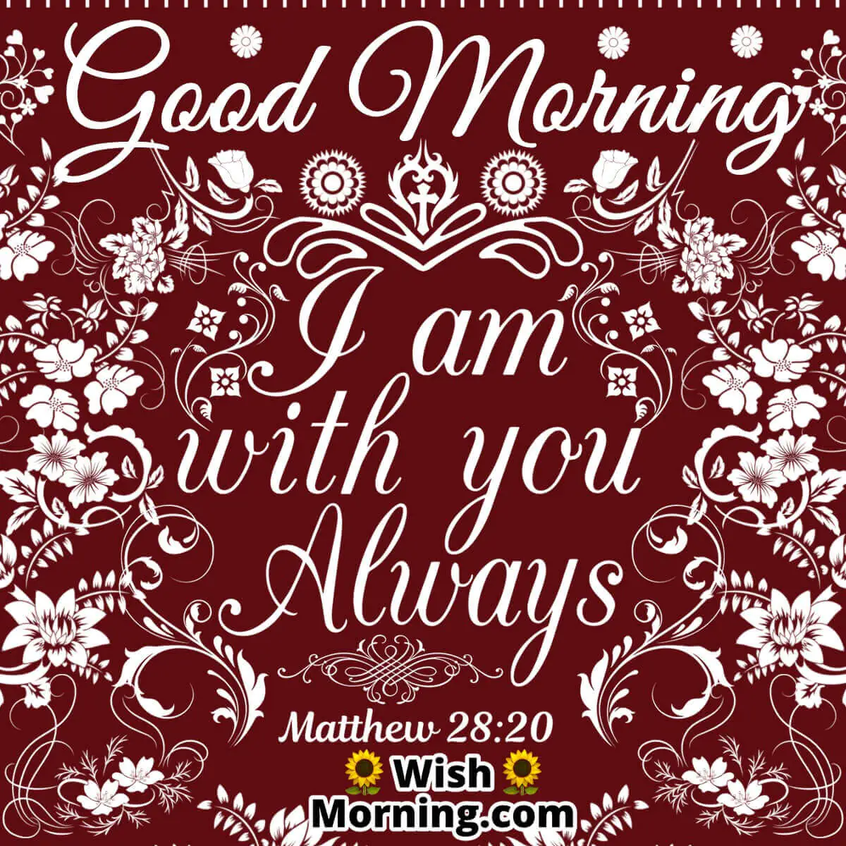 Good Morning Bible Verse Image
