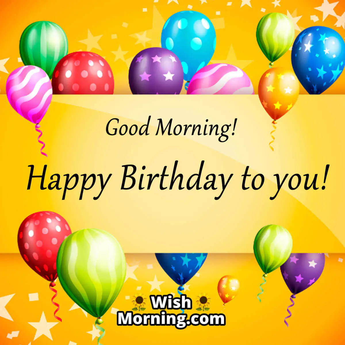 Good Morning Birthday