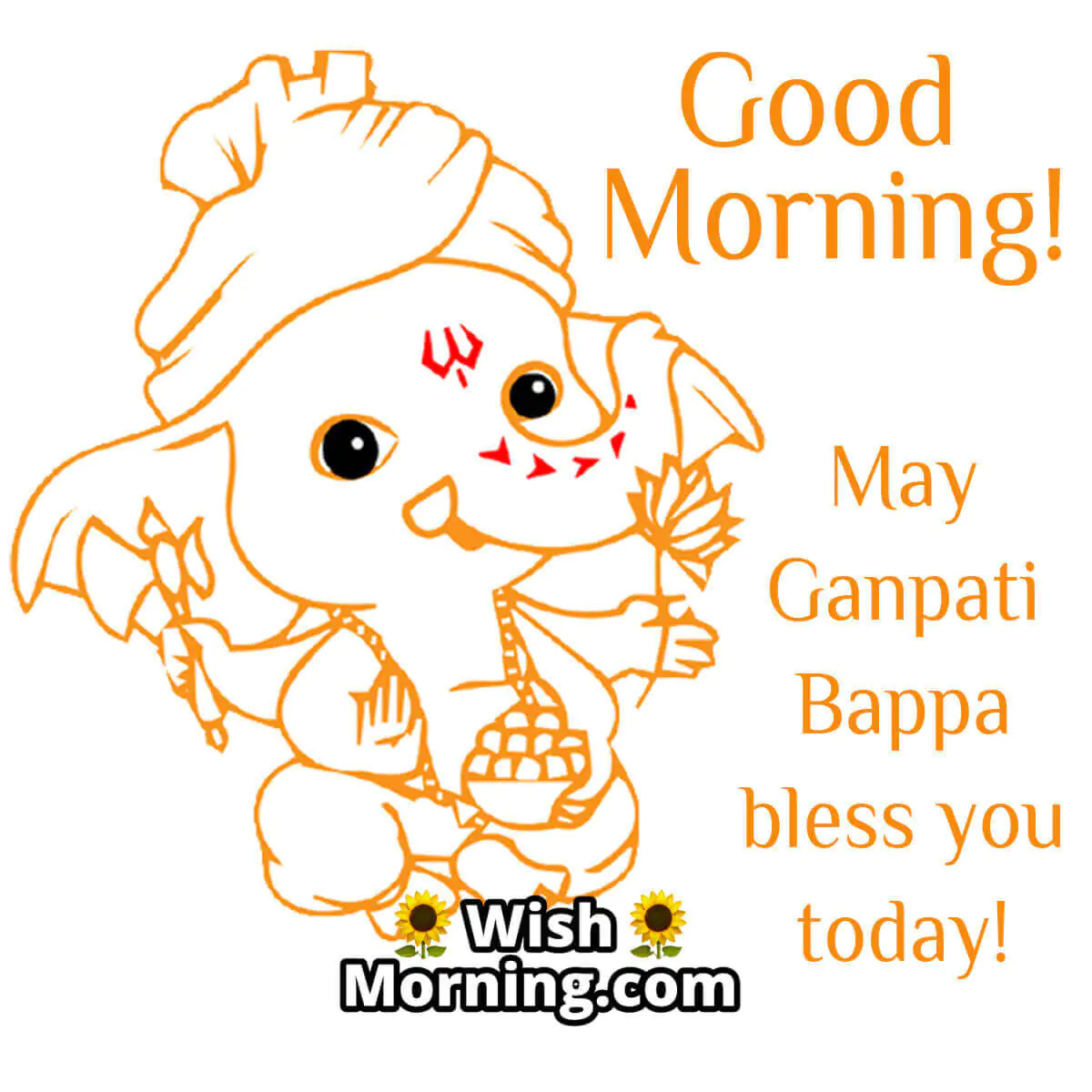 Good Morning Ganpati Bappa Images