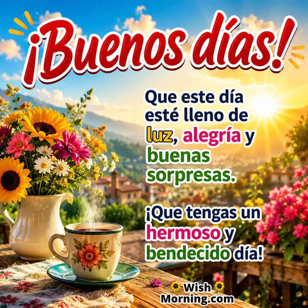 Good Morning Spanish Wishes