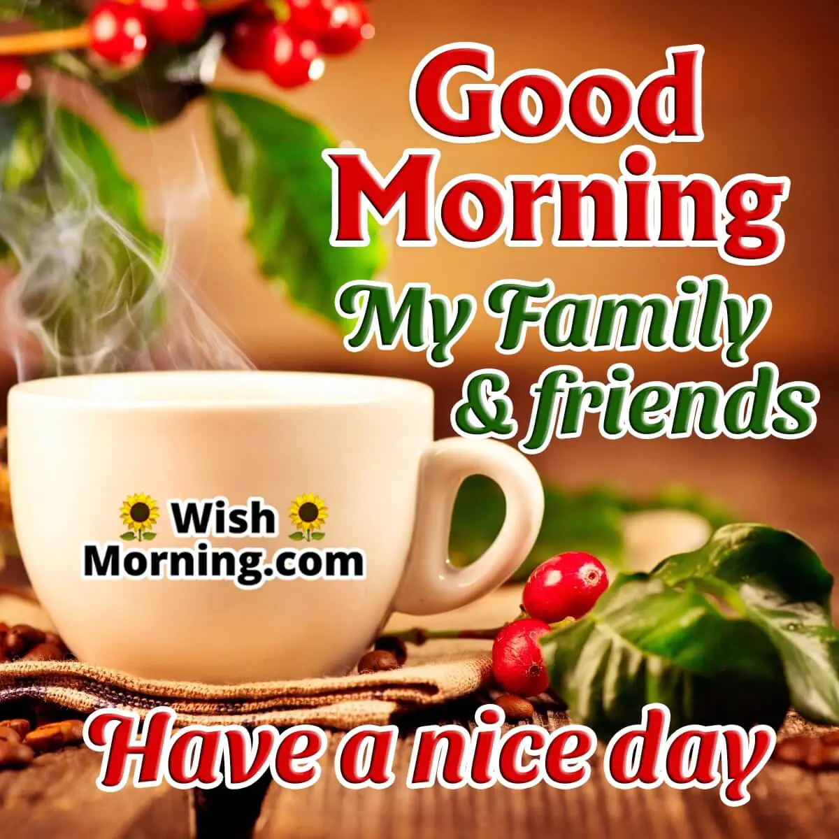 Good Morning Tea For Family