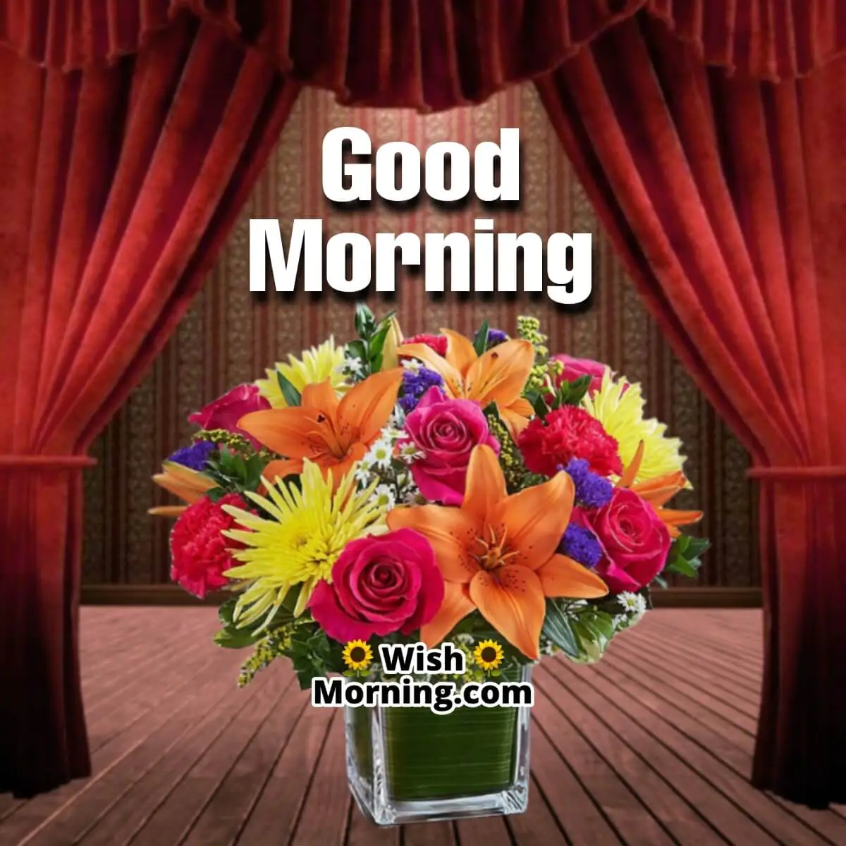 Good Morning Flower Bouquet Picture
