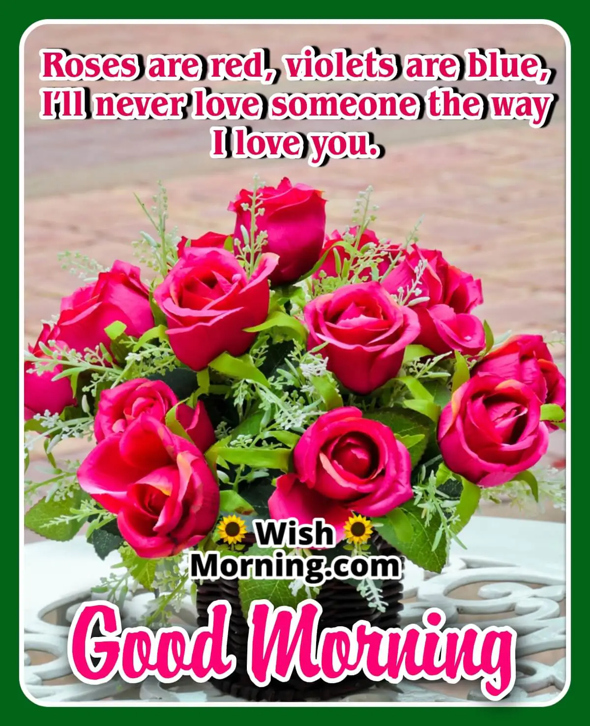 Good Morning I Love You Message