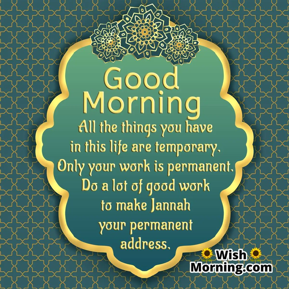 Good Morning Islamic Greetings