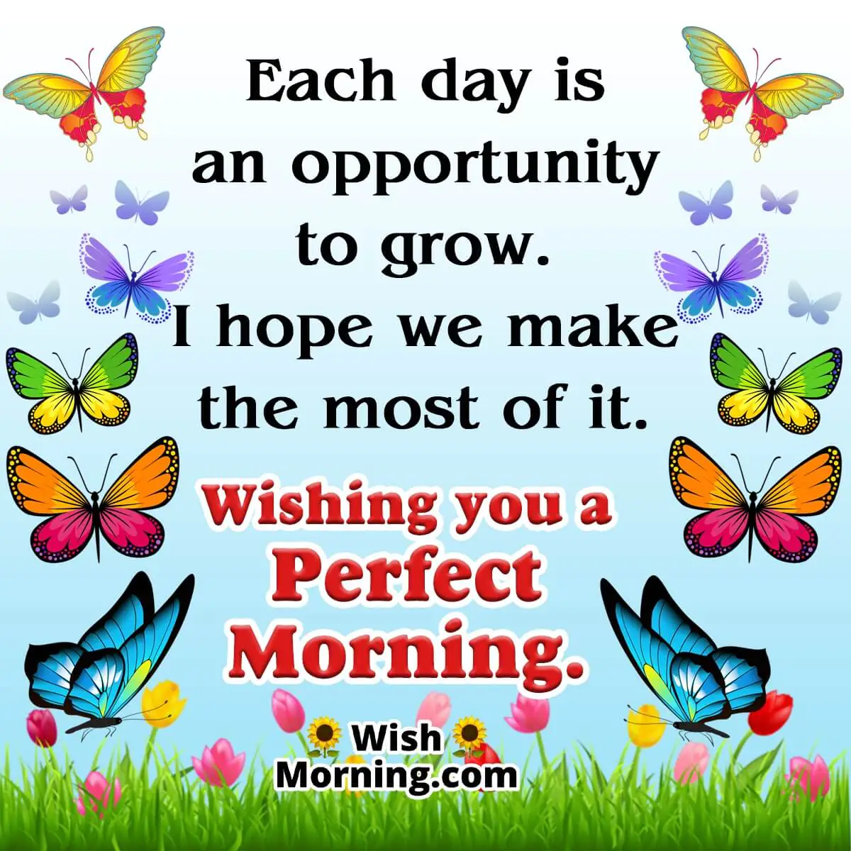 Wishing You A Perfect Morning