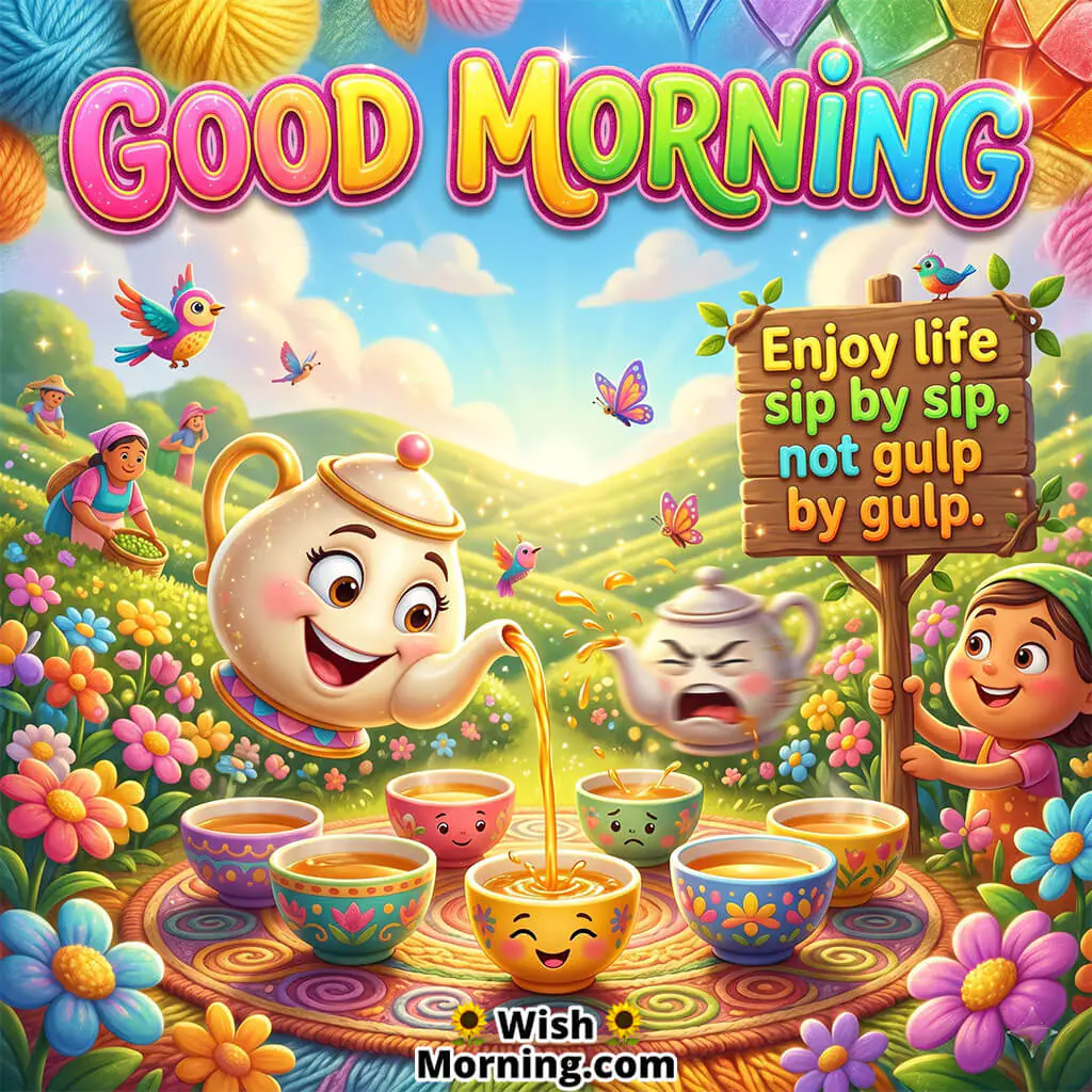Enjoy life sip by sip