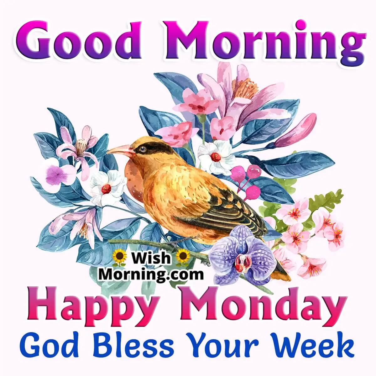 Good Morning Happy Monday God Bless Your Week