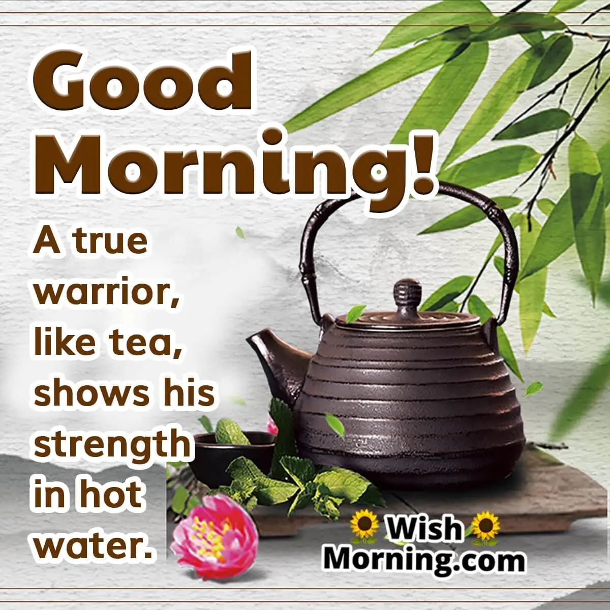 Good Morning Tea Status