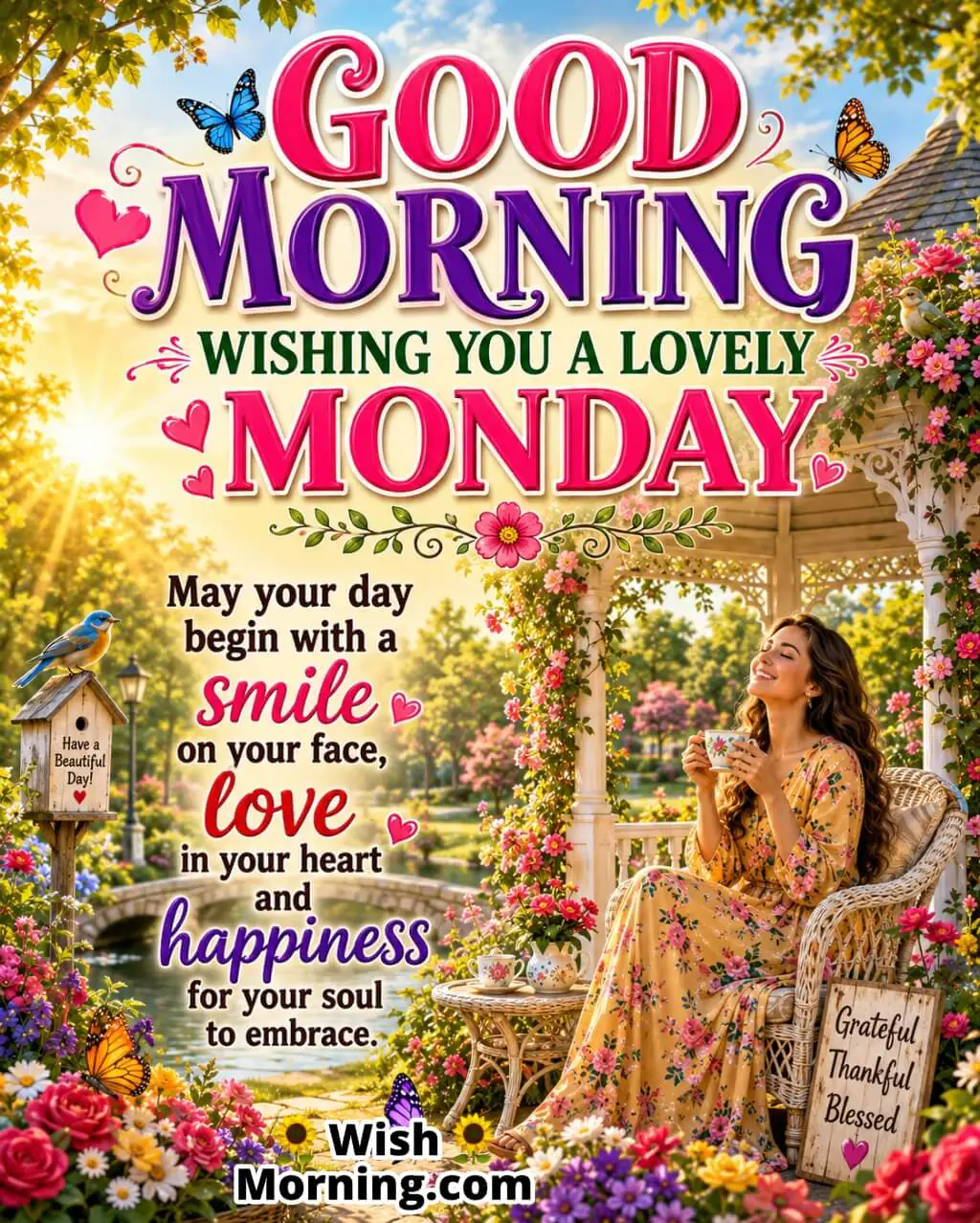 Good Morning Wishing You A Lovely Monday