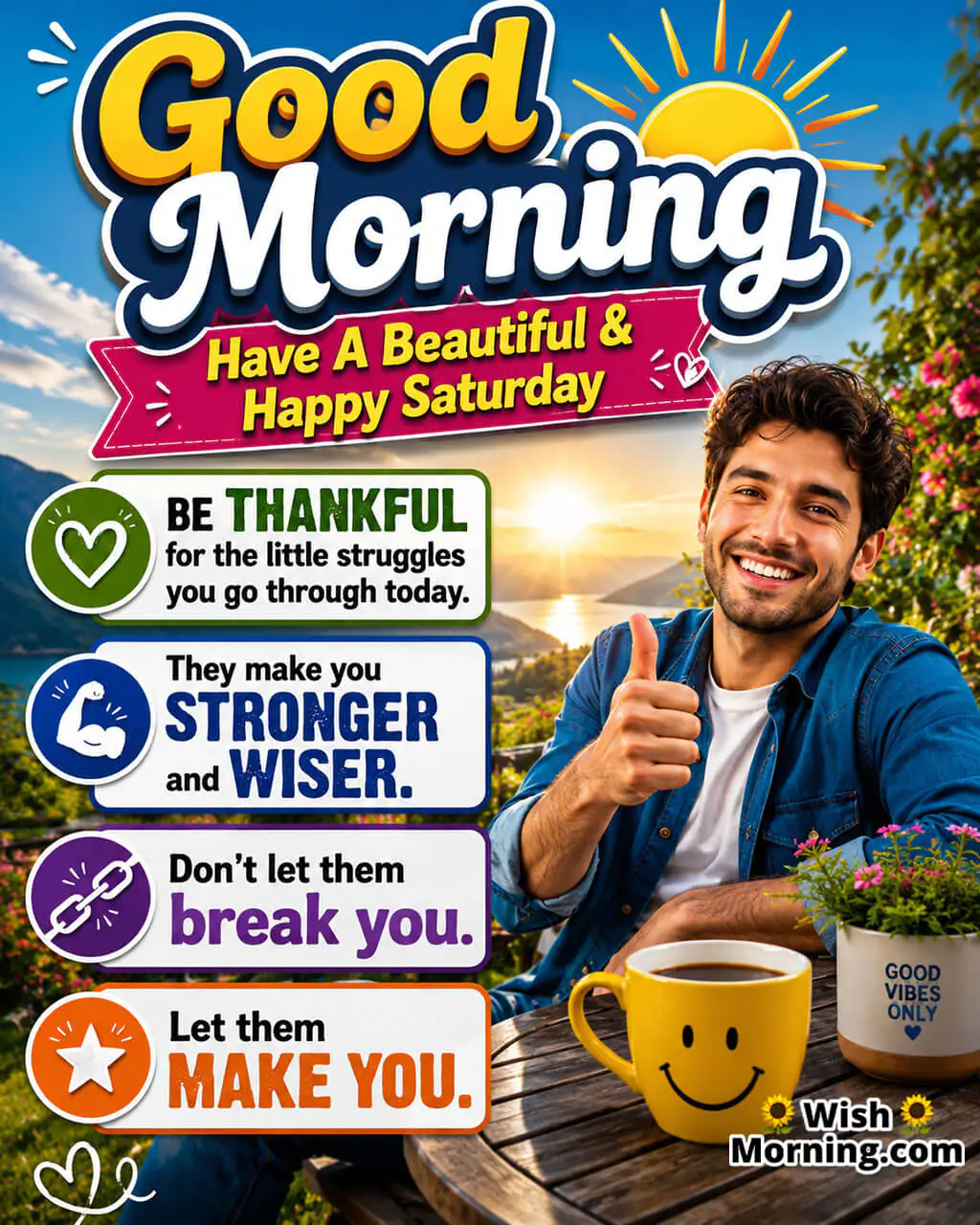 Good Morning Have A Beautiful & Happy Saturday