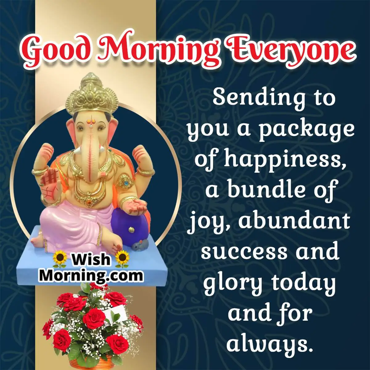 Good Morning Ganesha Wish For Friends