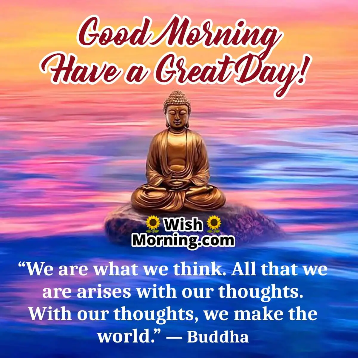 Good Morning Gautama Buddha Photo