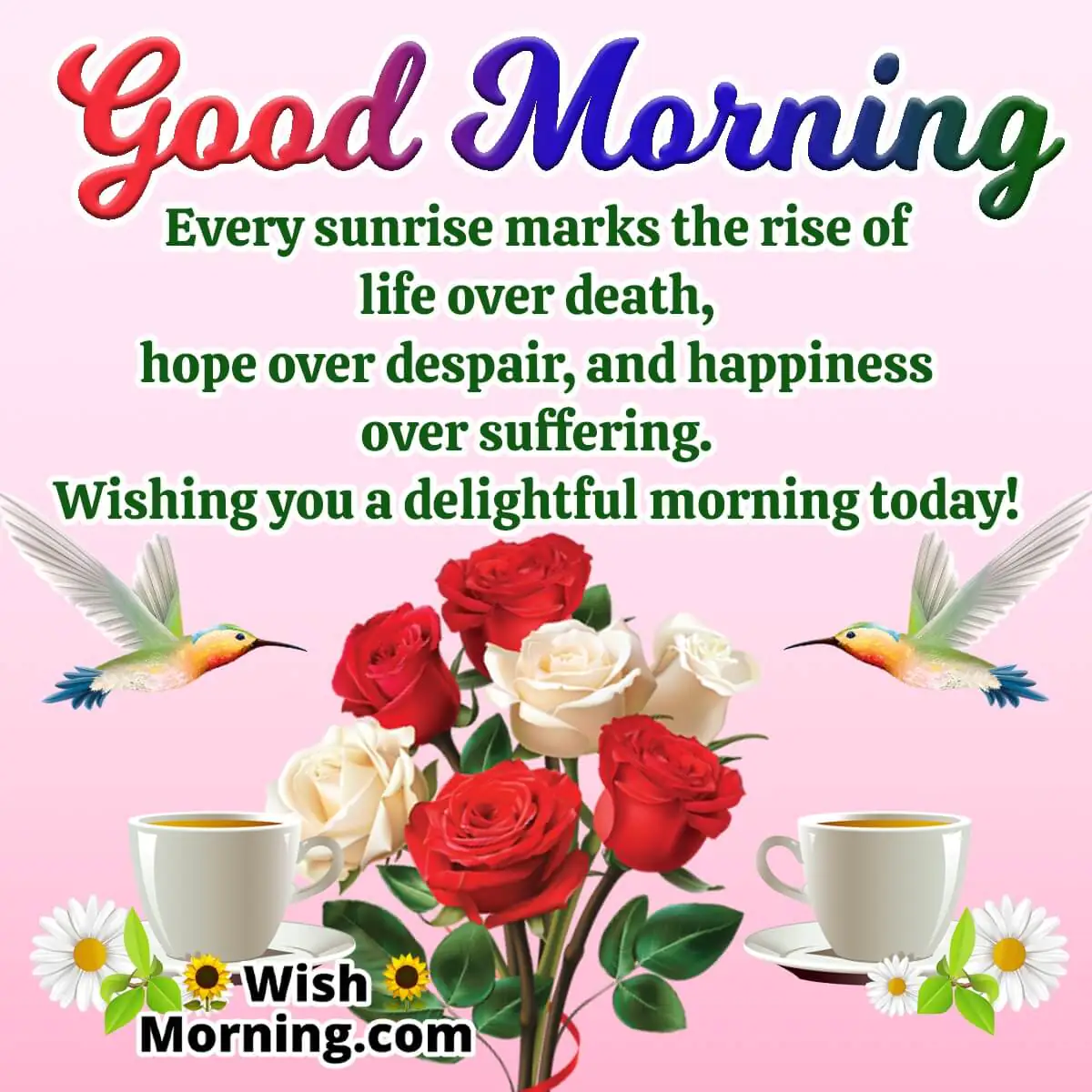 Wishing Delightful Good Morning