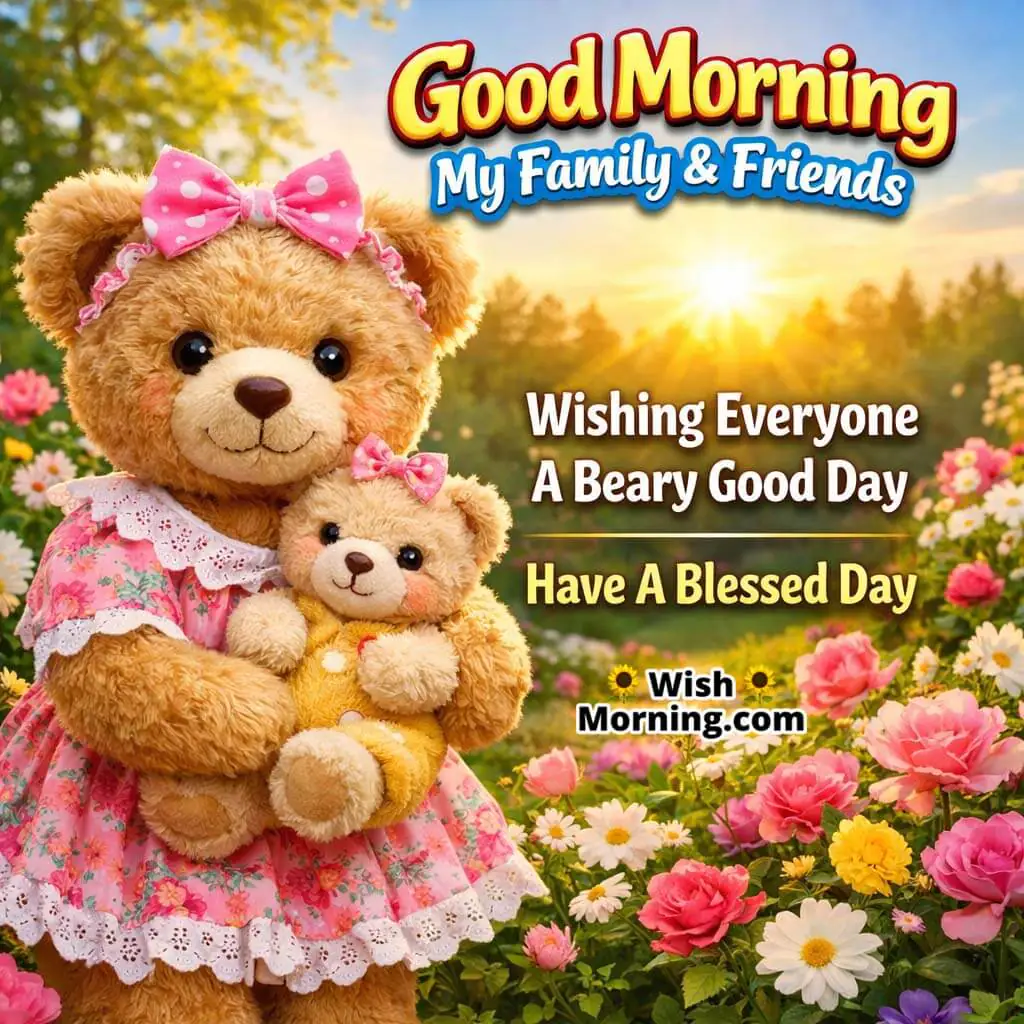 Good Morning My Family & Friends Good Day Image