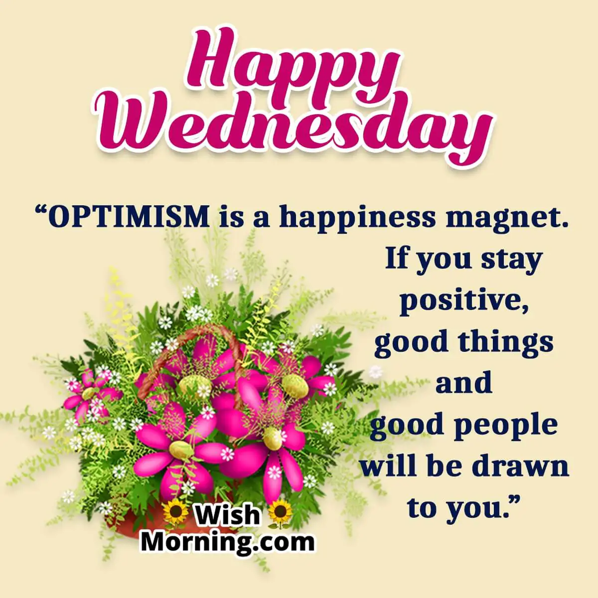 Happy Wednesday Positive Quote