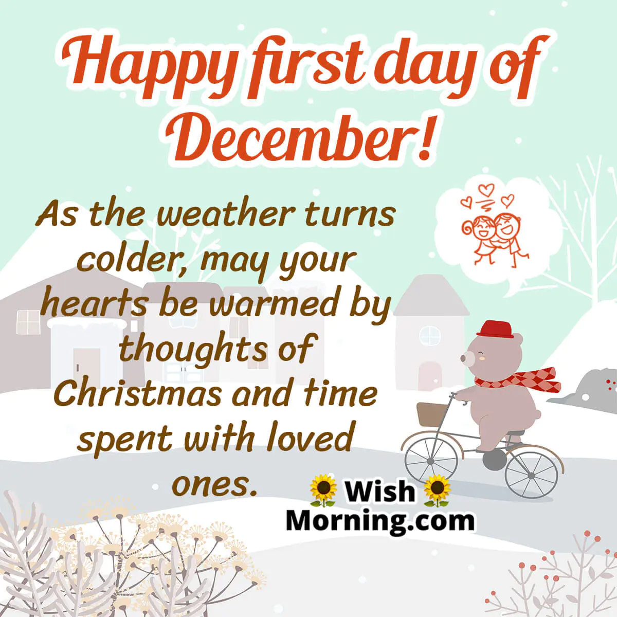 Happy first day of-December Message