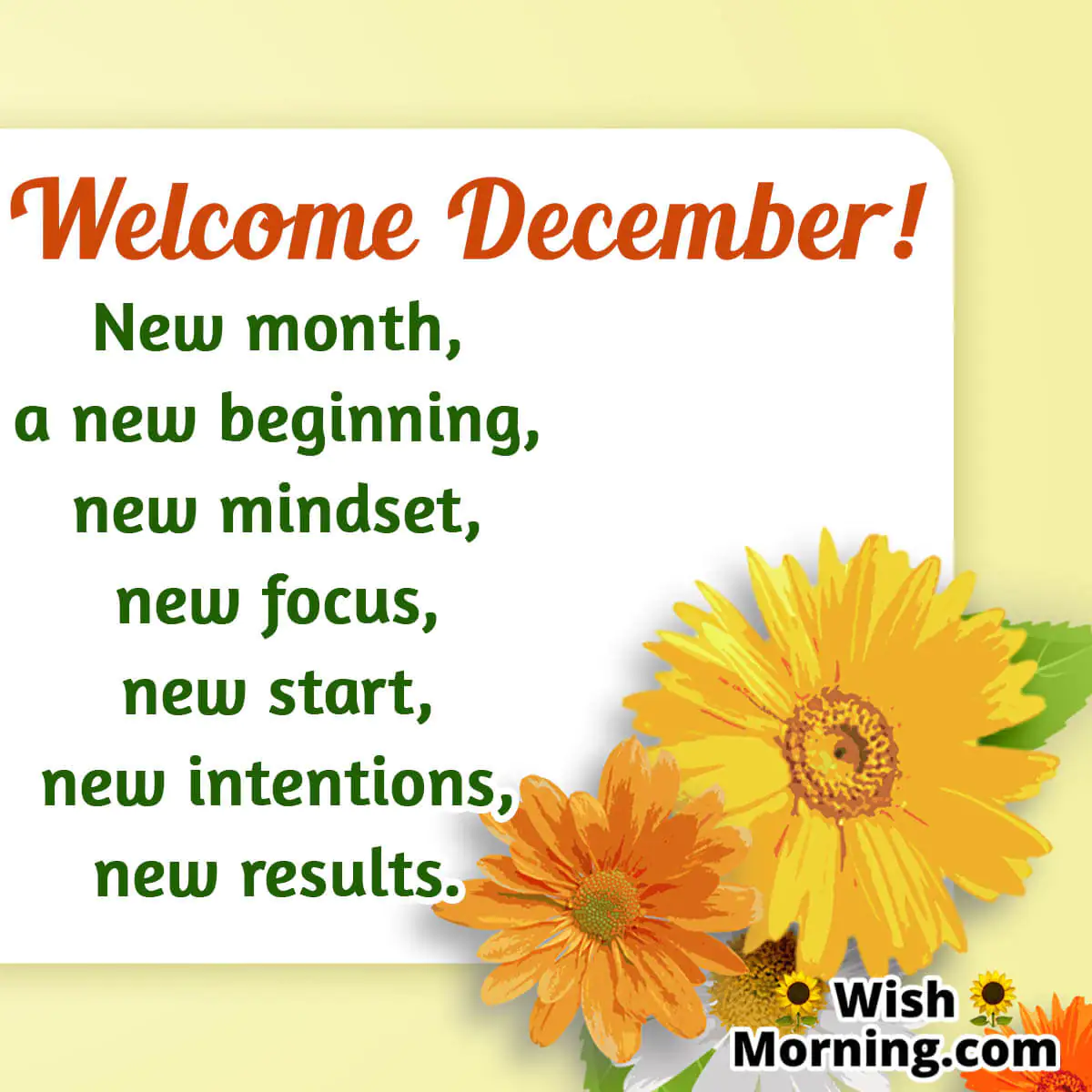 Welcome December Quote Picture