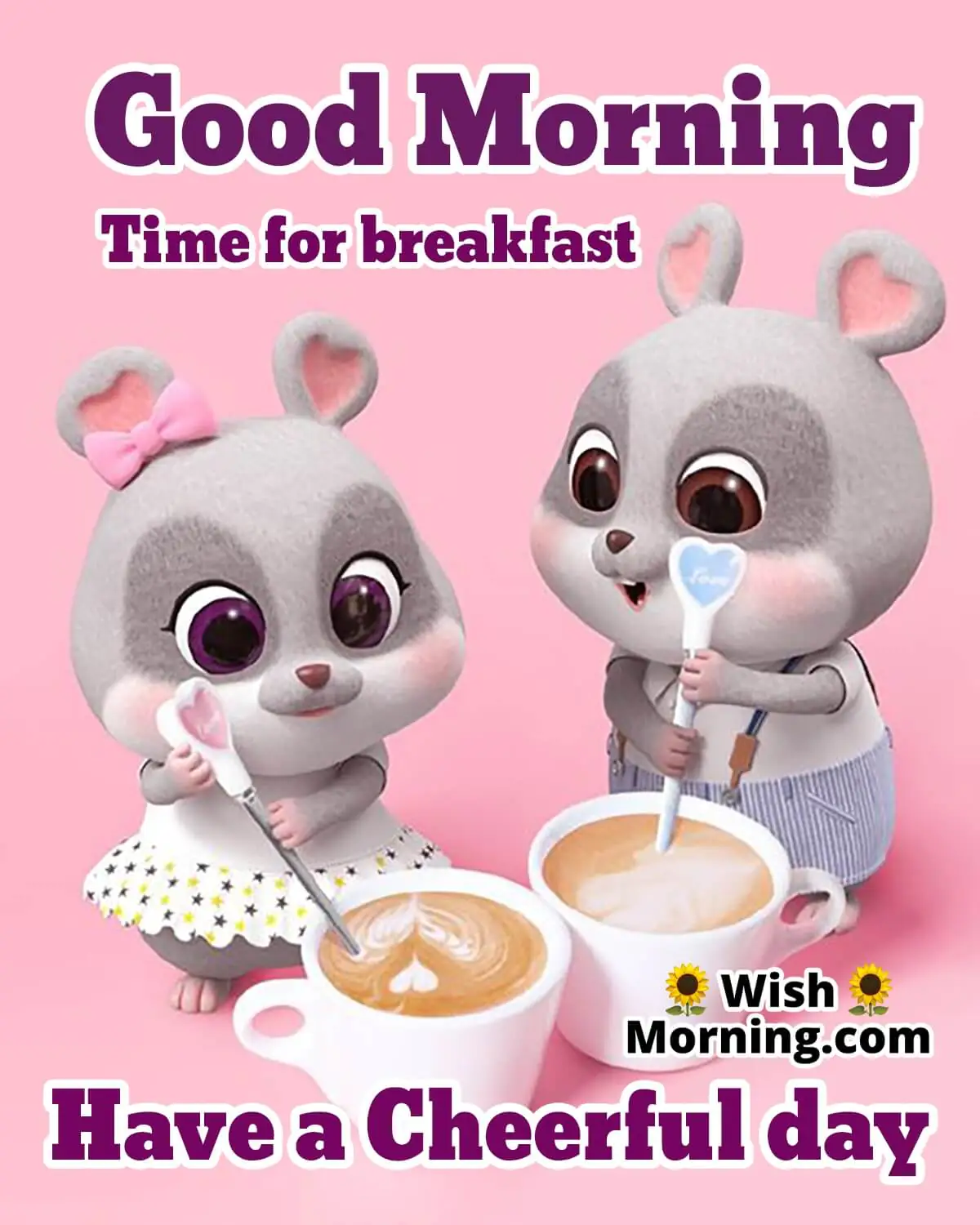 Good Morning Time For Breakfast