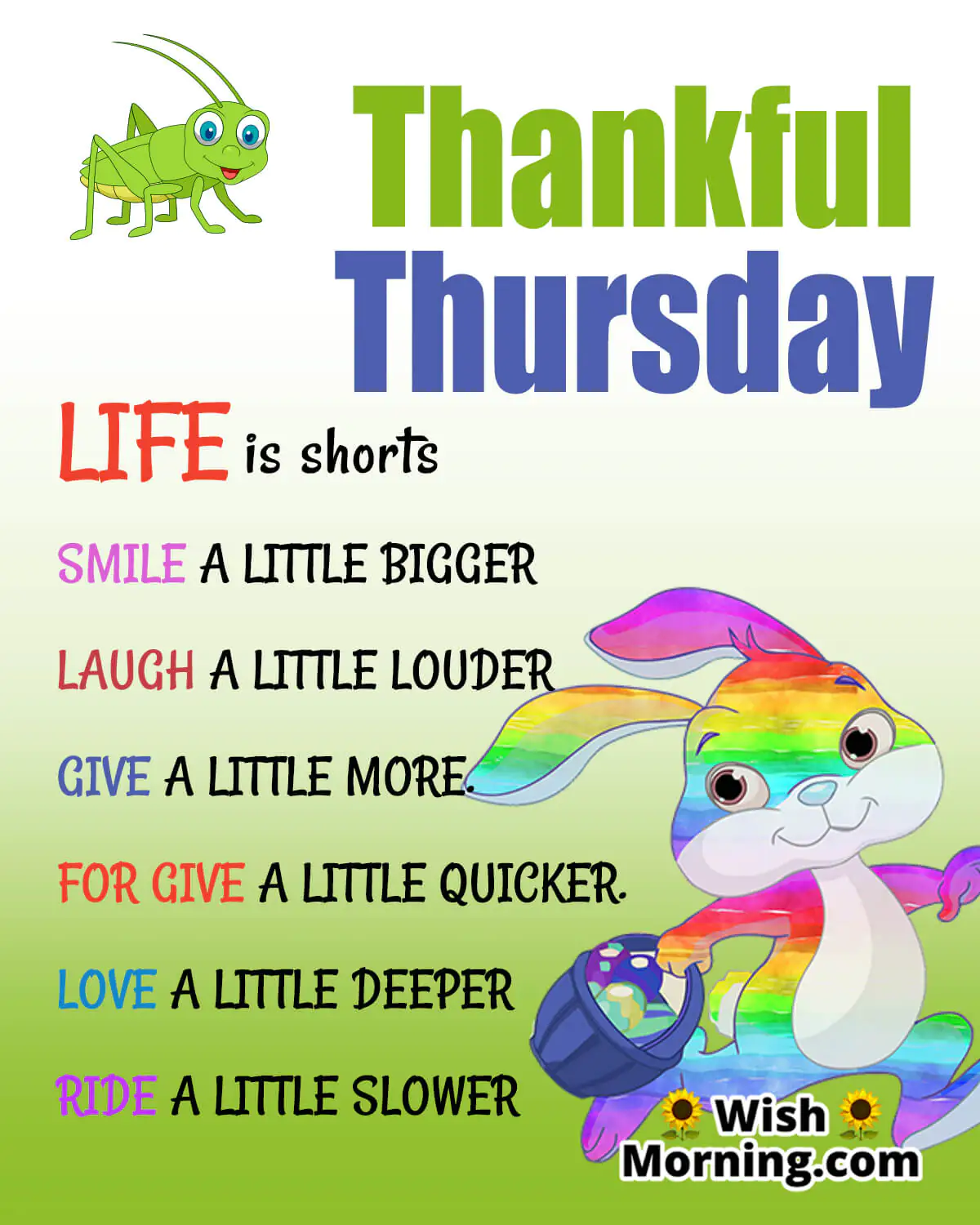 Thankful Thursday Message