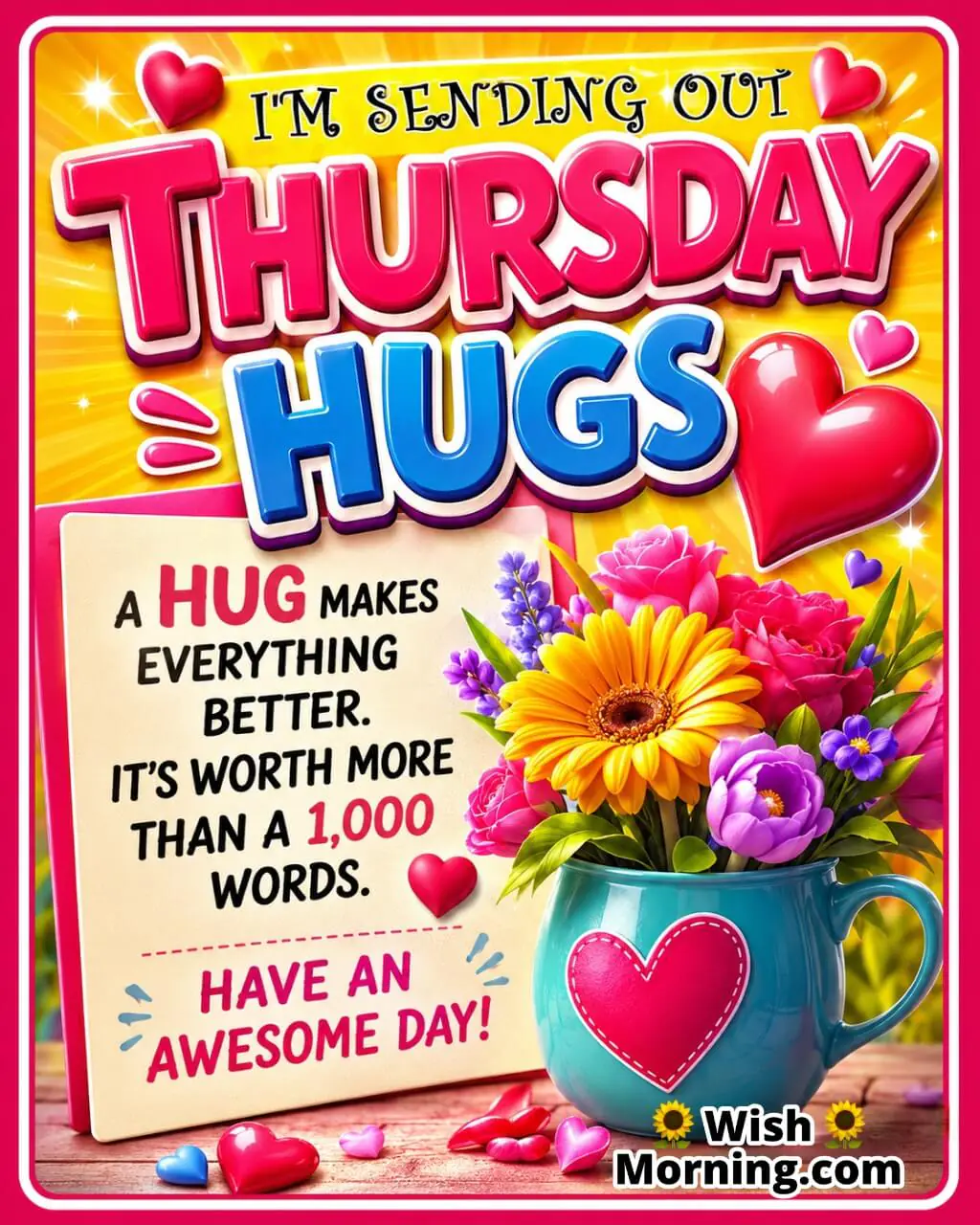 Thursday Hugs Quote
