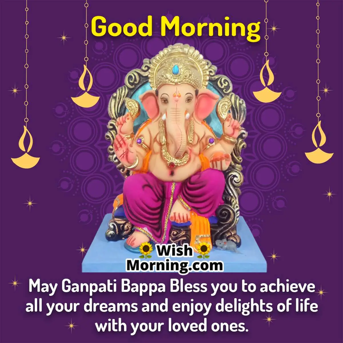 Good Morning Ganesha Blessing In English