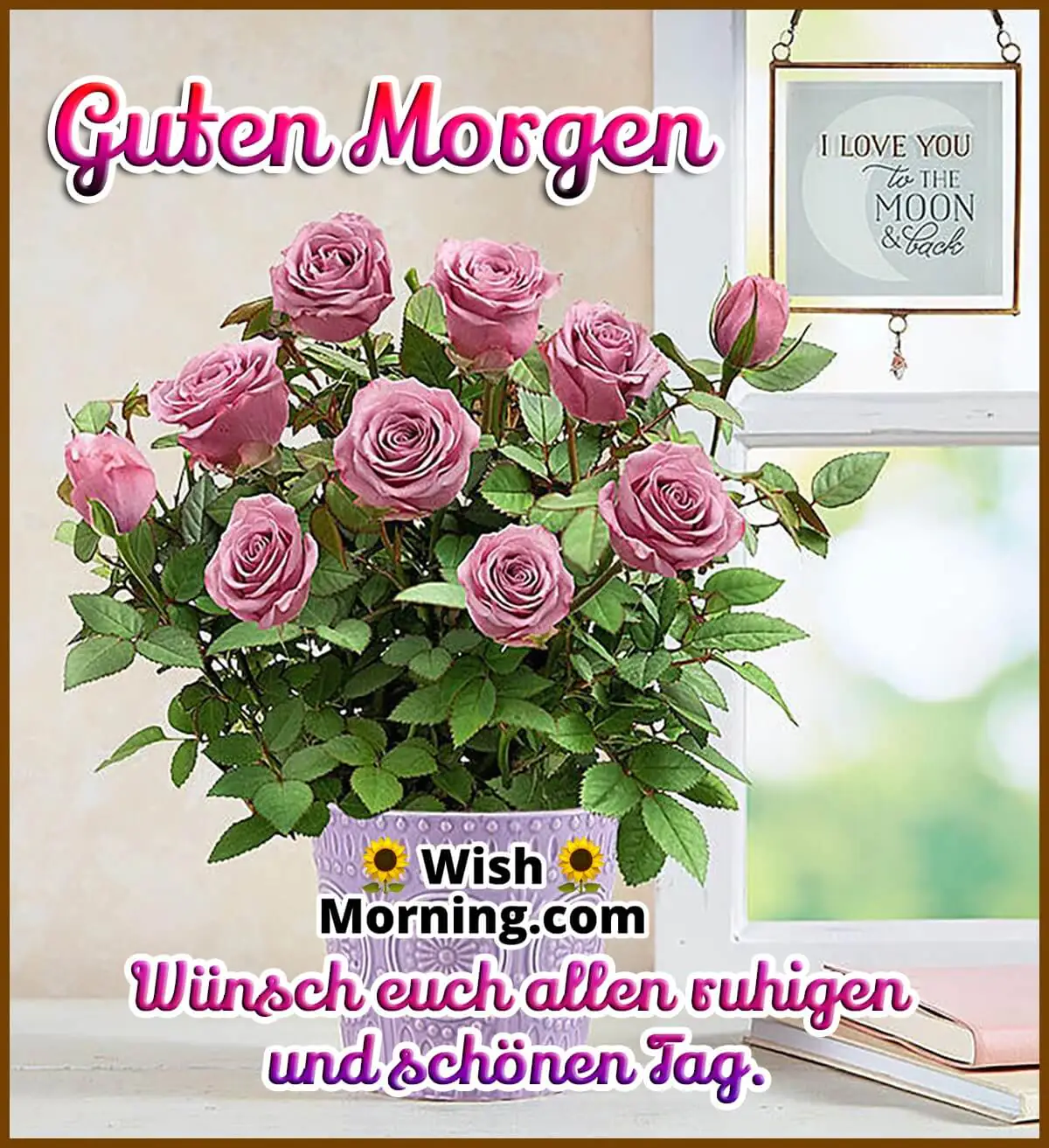 Good Morning German Wish Image